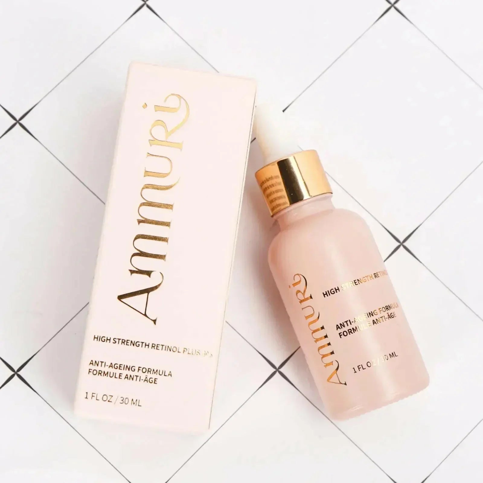 „Ammuri Skincare“ didelio stiprumo 4 % retinolio serumas 30 ml