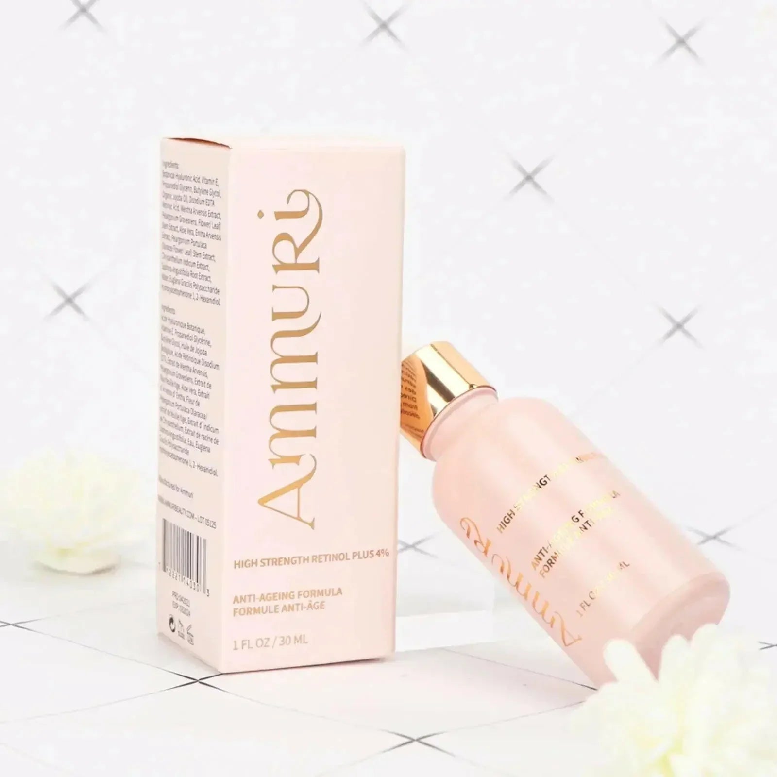 „Ammuri Skincare“ didelio stiprumo 4 % retinolio serumas 30 ml