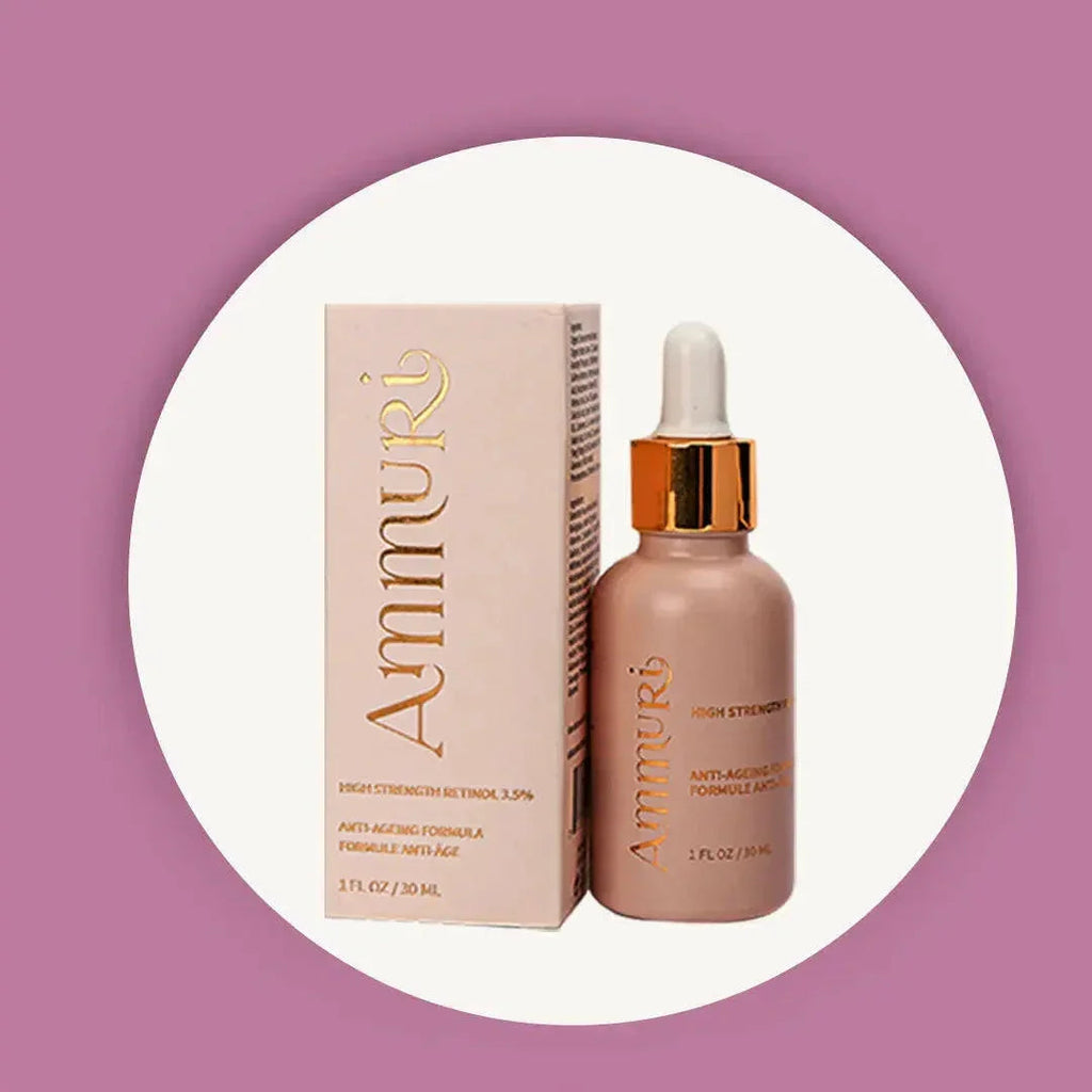 „Ammuri Skincare“ didelio stiprumo retinolio serumas – senėjimą stabdantis