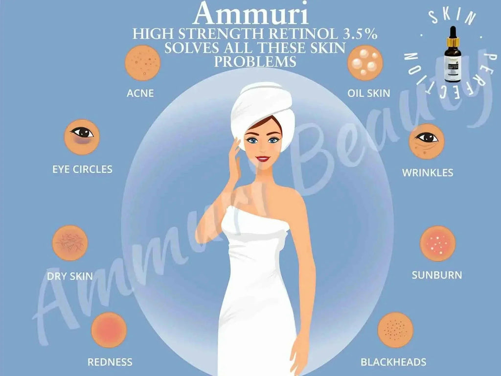 „Ammuri Skincare“ didelio stiprumo retinolio serumas 3,5 %