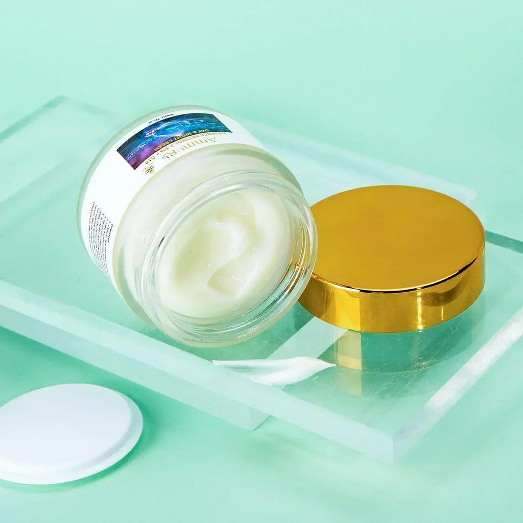 „Ammuri Beauty“ Q10 veido kremas ir „Advance Retinol 2,5%“ kremas