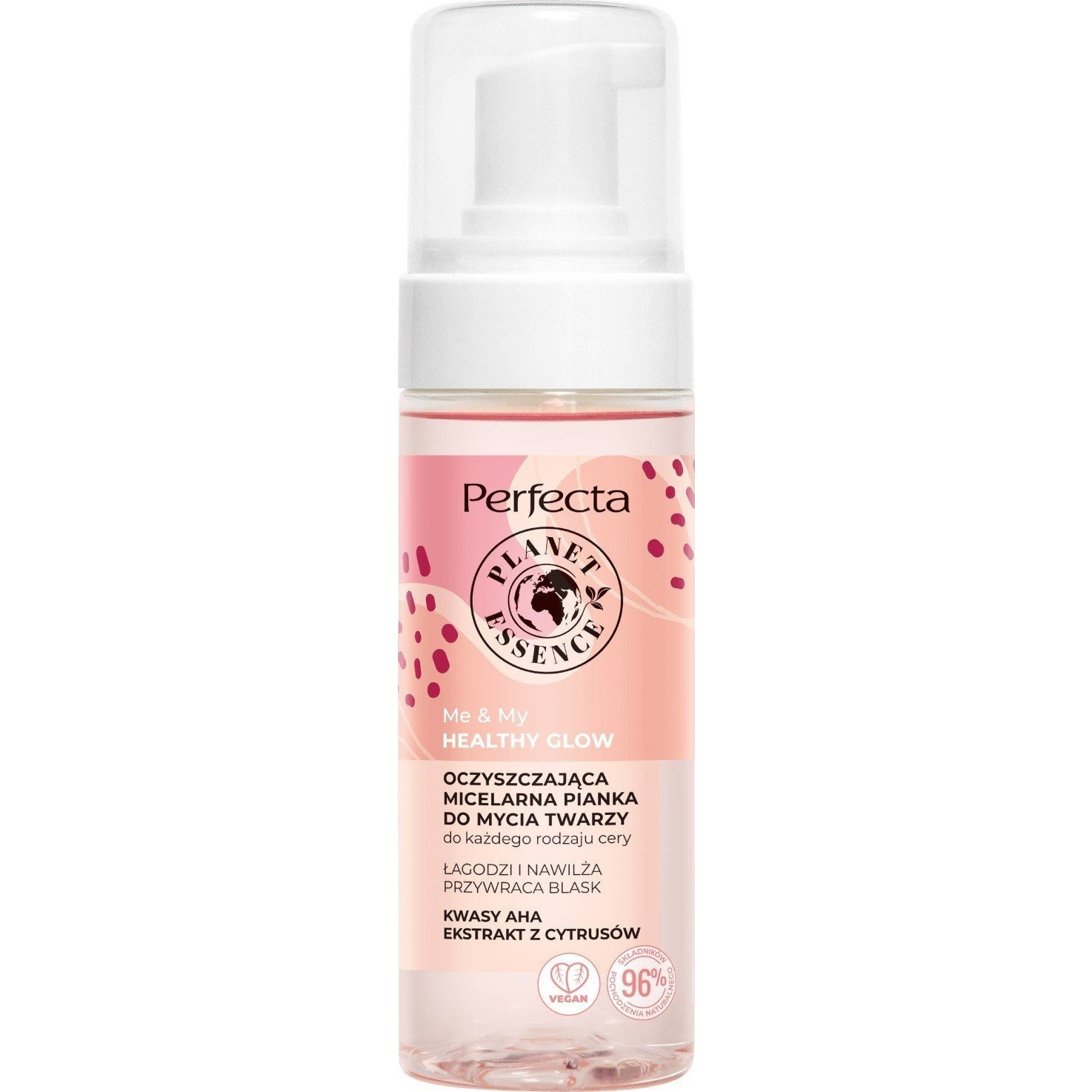 DAX Perfecta Planet Essence Me&amp;My Healthy Glow Oczyszczająca Micelarna Pianka do mycia twarzy 160ml (136439)